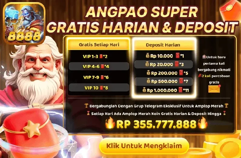 ANGPAO SUPER GRATIS HARIAN & DEPOSIT
